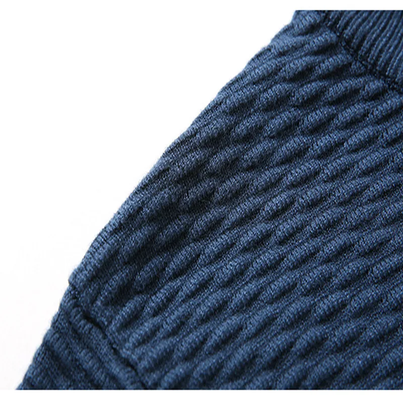 

2020 Men Cotton Cardigan Mandarin Collar Zipper Slim Fit Autumn Winter Warm Soft Long Sleeve Jackets Knitted Casual Male Clothes
