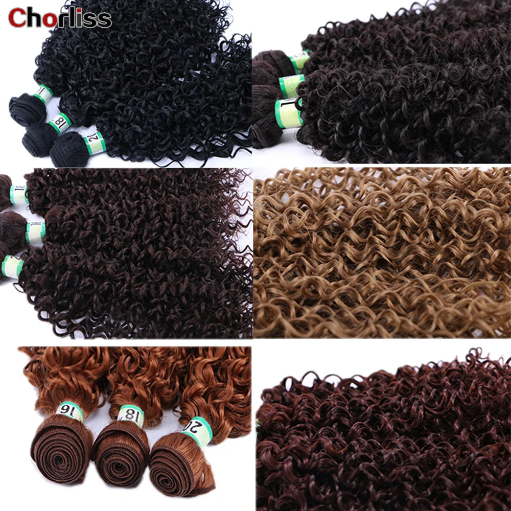 

Jerry Curly Hair Bundles 16 18 20 inch Hair Weaves Extension Hair Bundles Black Synthetic Hair African Hair Vendors Wholesale