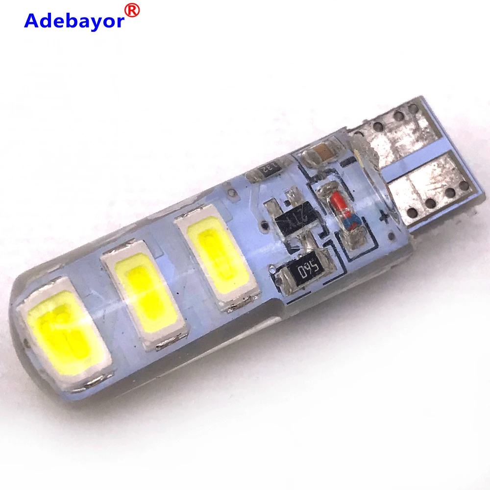 10 шт. 5730 6SMD светодиодный Силикагель Водонепроницаемый вспышка постоянный