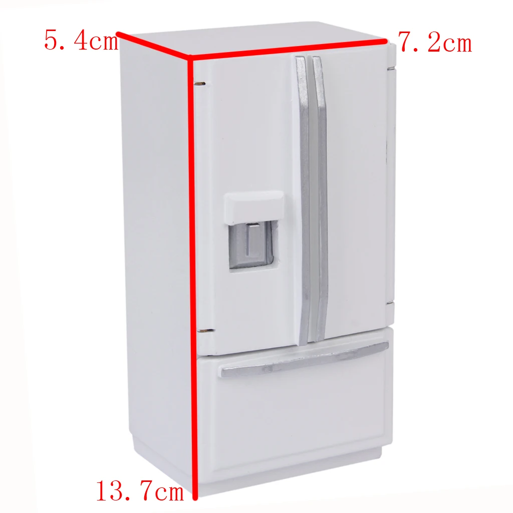1/12 Dollhouse Miniature Furniture Fridge Refrigerator | Игрушечная мебель