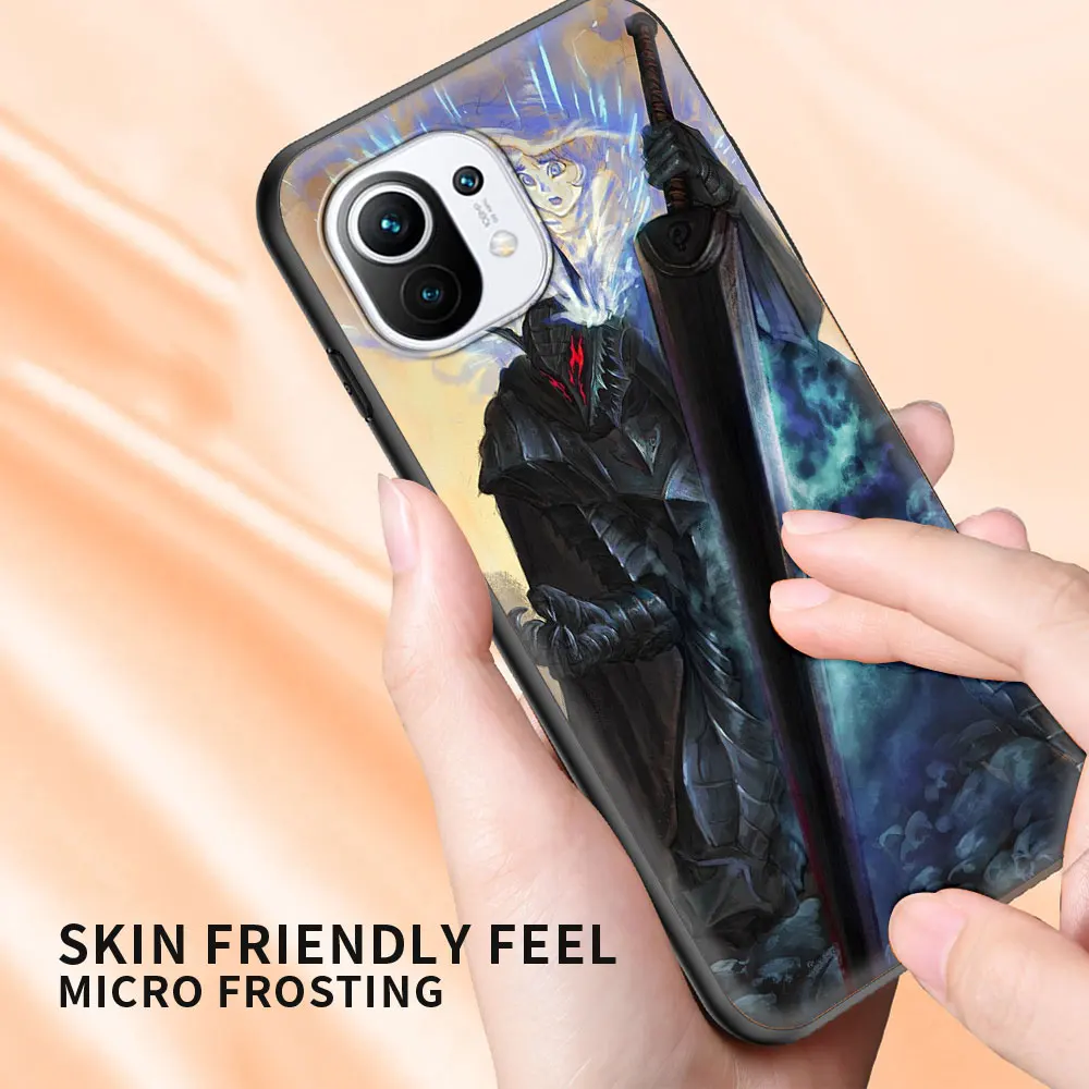 phone cover for xiaomi poco f3 m3 x3 nfc f1 shell smartphone case for mi note 10 pro lite guscio fundas berserk guts anime free global shipping