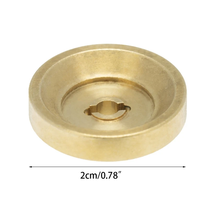 

2pcs/set Brass Wheel Counterweight Balance Weight for Axial SCX24 90081 RC Crawler Car Upgrade Parts