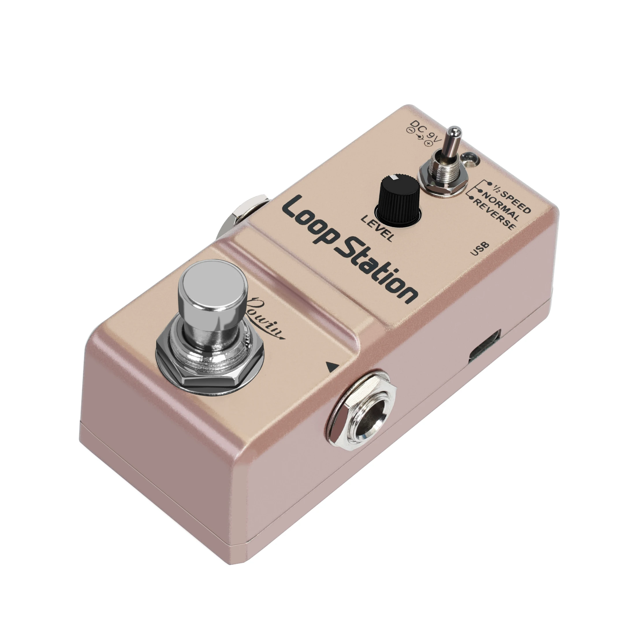 rowin ln 332s gitarre mini schleife station pedal looper wirkung pedale für elektrische gitarre 10 min aufnahme unbegrenzte 3 modi free global sh