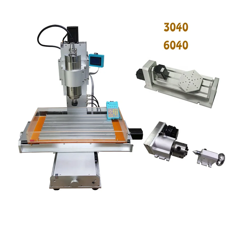 

RU&EU Free Tax CNC Router 5 Axis Cnc Milling Machine 3040 6040 Engraving Machine VFD 1.5KW 2.2KW Spindle for Wood Metal Working