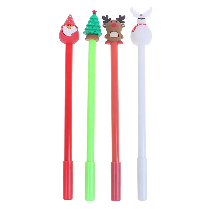 1 шт. гелевые ручки с изображением рождественской елки Санта-Клауса милый