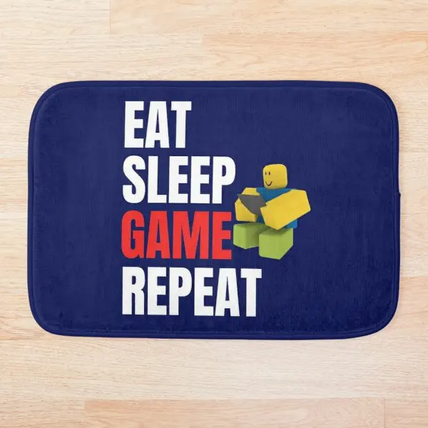 Коврик Roblox для ванны с 3d рисунком Мягкий моющийся антискользящий геймеров Eat Sleep
