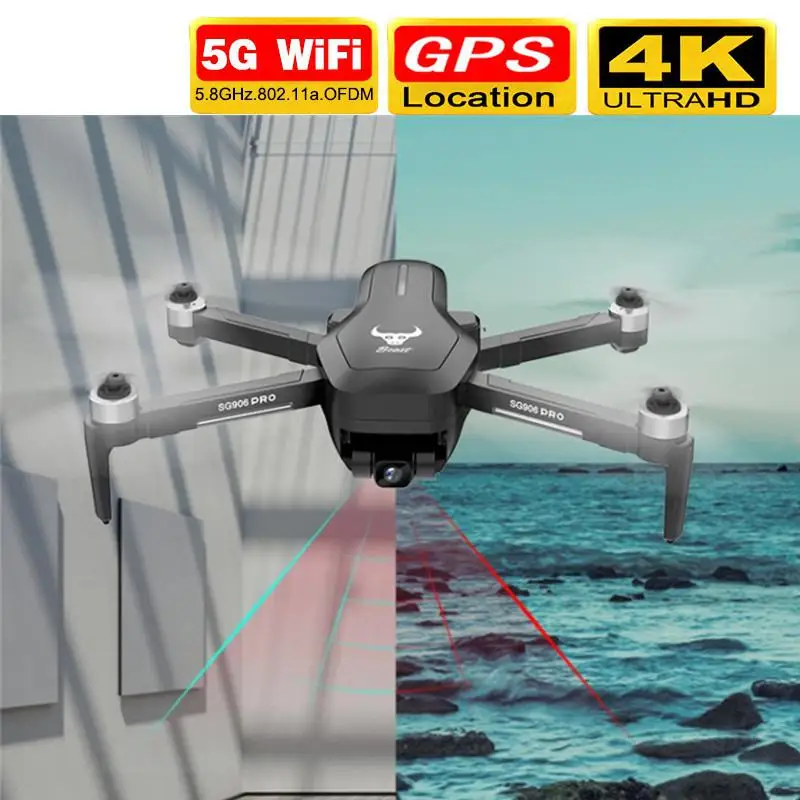 

SG906 PRO GPS, беспилотные летательные аппараты с 2-осевой Anti-shake Self-стабилизации Gimbal Wi-Fi FPV 4K Камера бесщеточный Дрон Квадрокоптер VS F11 Pro