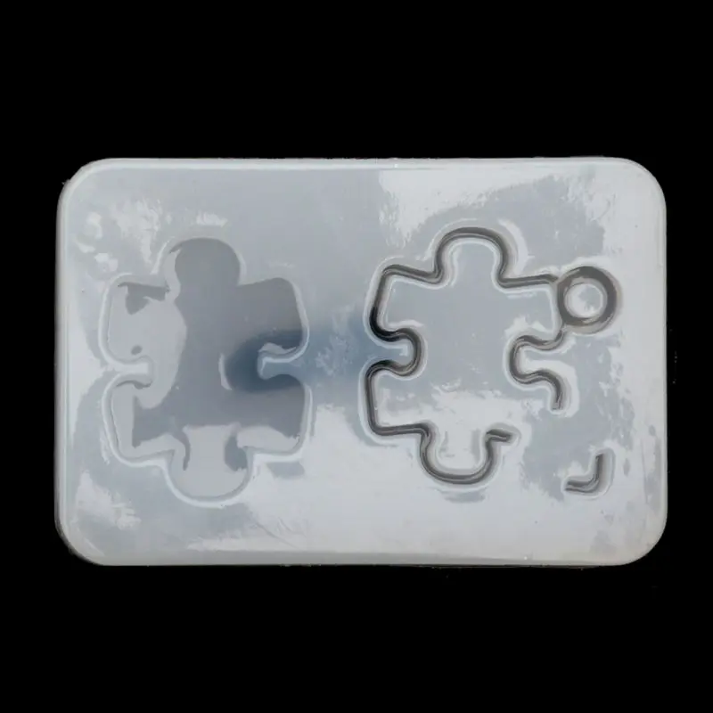 

Puzzle Pendant with hole Silicone Mold DIY Resin Decorative Craft Jewelry Making