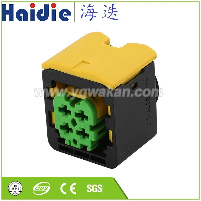 

Free shipping 2sets 4pin Auto Electronic waterproof plastic connector 3-1418390-1