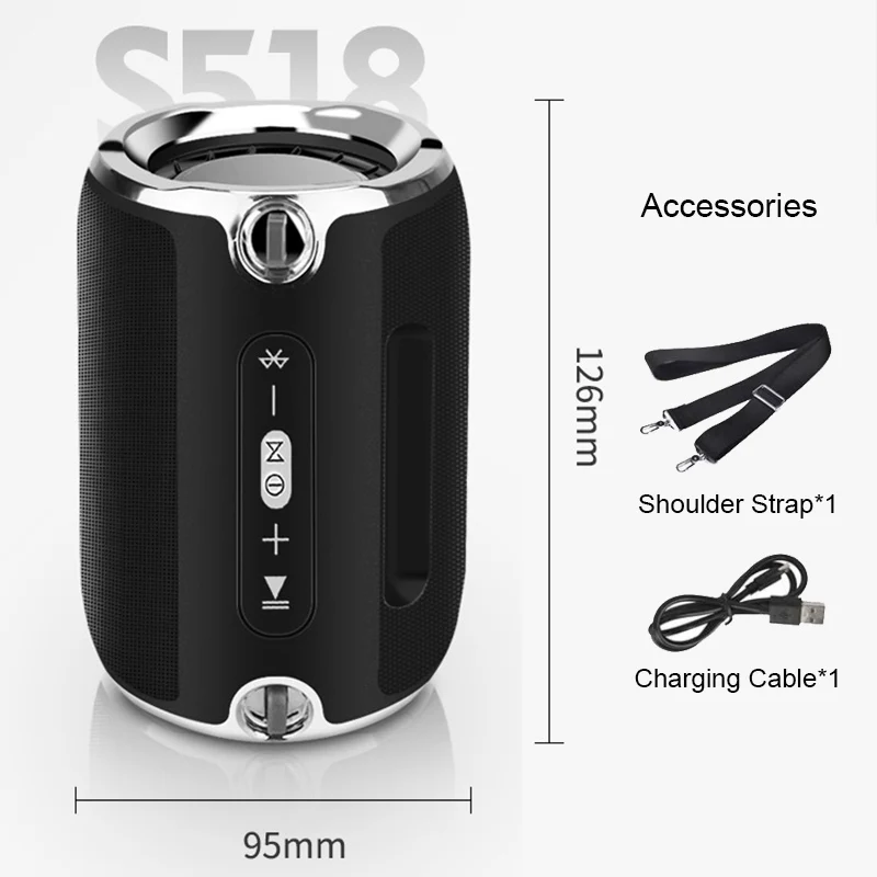 Портативная беспроводная Bluetooth колонка миниатюрная стерео Колонка для телефона