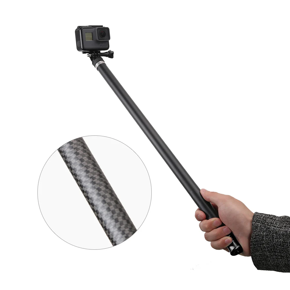 TELESIN 2 7 м углеродное волокно ультра длинная селфи палка для GoPro Hero 10 9 8 Black 6 5 Insta360 ONE