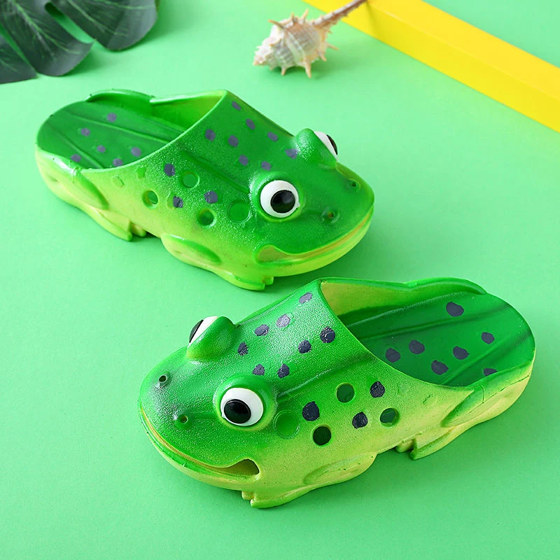 Сандалии Детские с мультяшным рисунком модные летние шлепанцы для сада