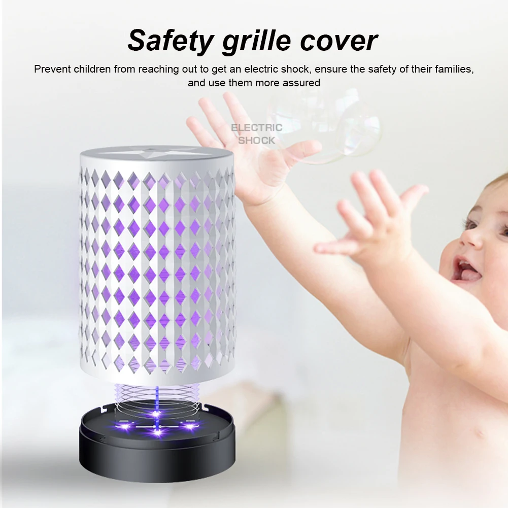 

Outdoor Mosquito Killer Lamp Bug Zapper Electric Fly Insect Trap USB Plug-in Indoor Anti Mosquito Repellent Muggen Fly Trap