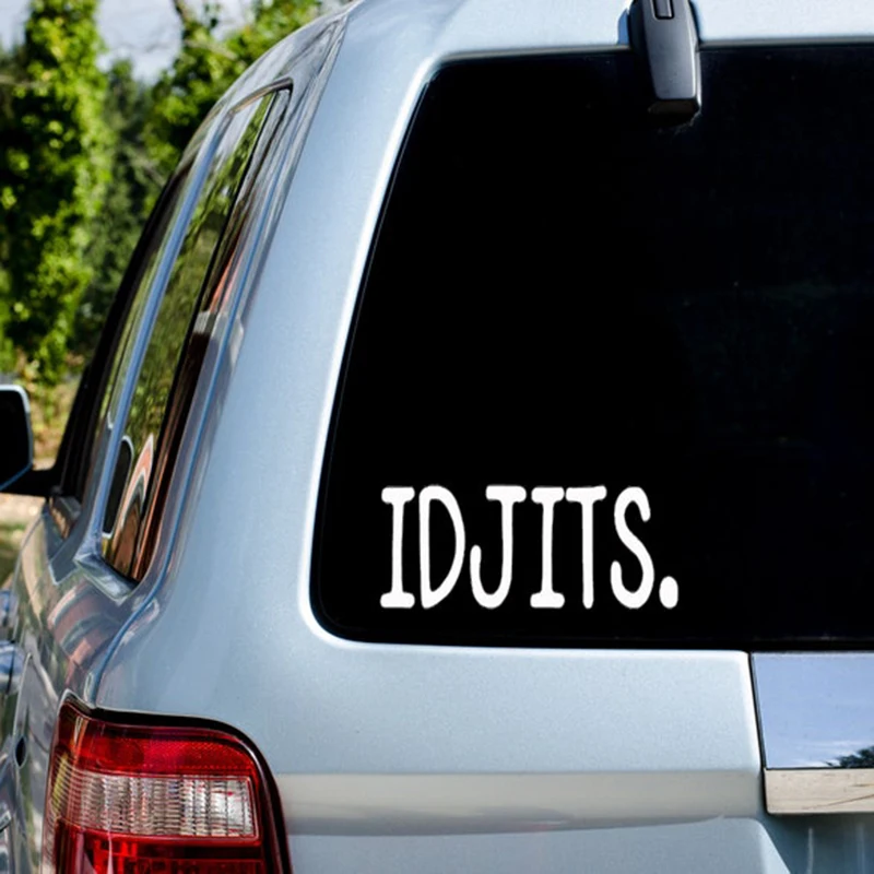 Супернатуральная виниловая наклейка idjits для ноутбука автомобильная Наклейка