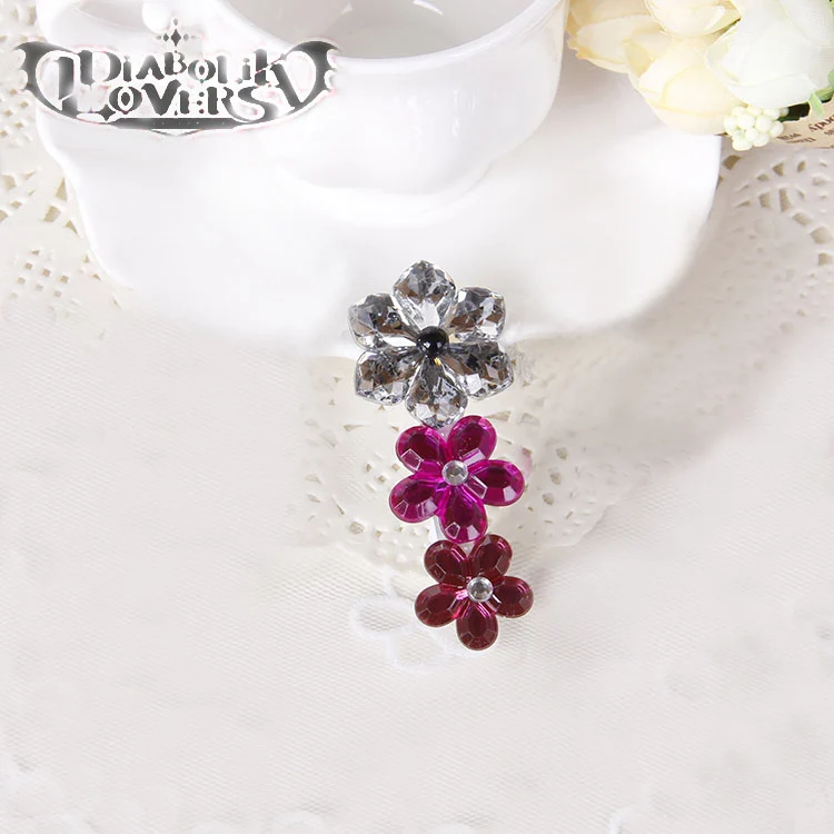 Парик для влюбленных в Косплей комори Юи светло-блонд с розовыми париками Cos