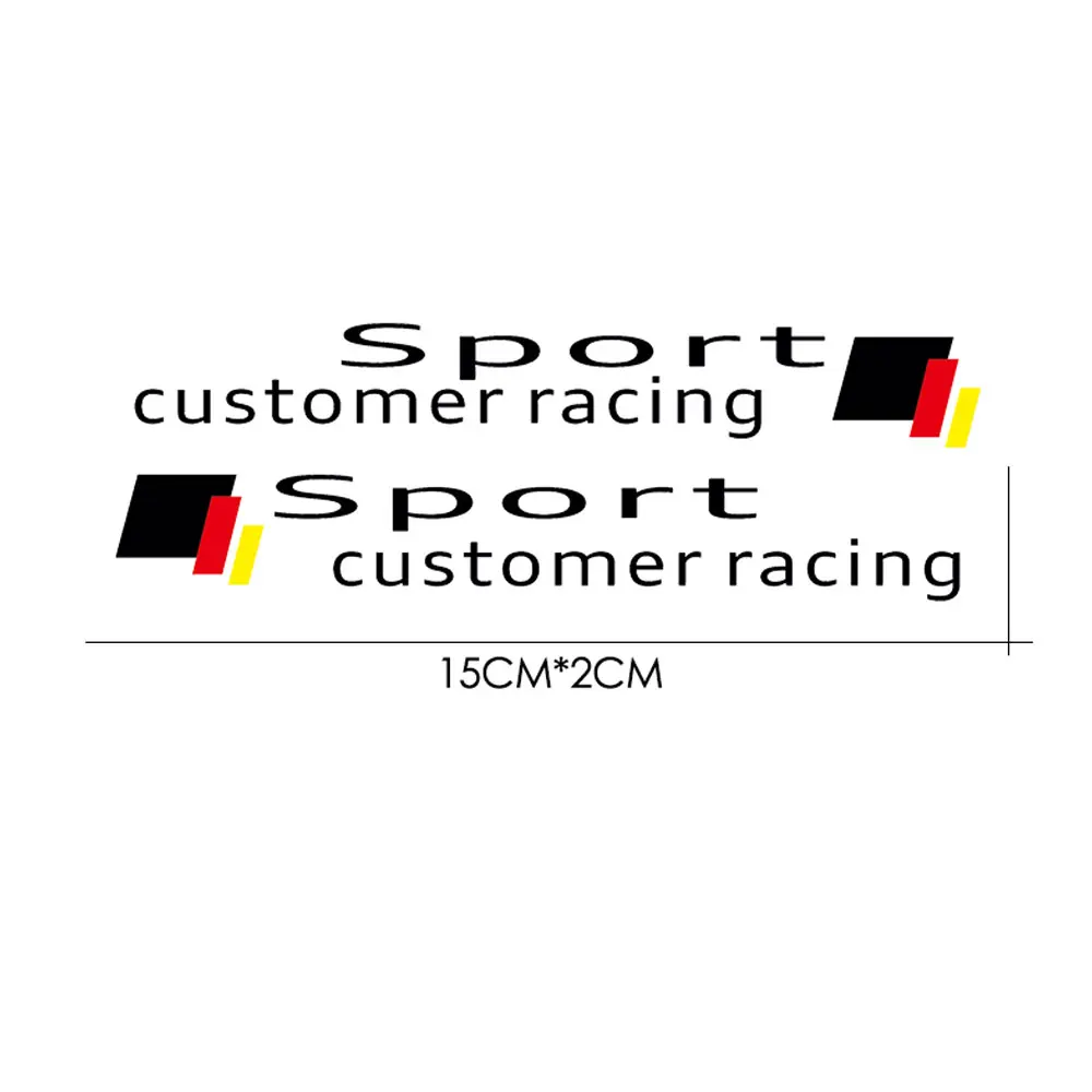 DSYCAR 1 пара спортивный клиент гоночный автомобиль наклейка на зеркало заднего