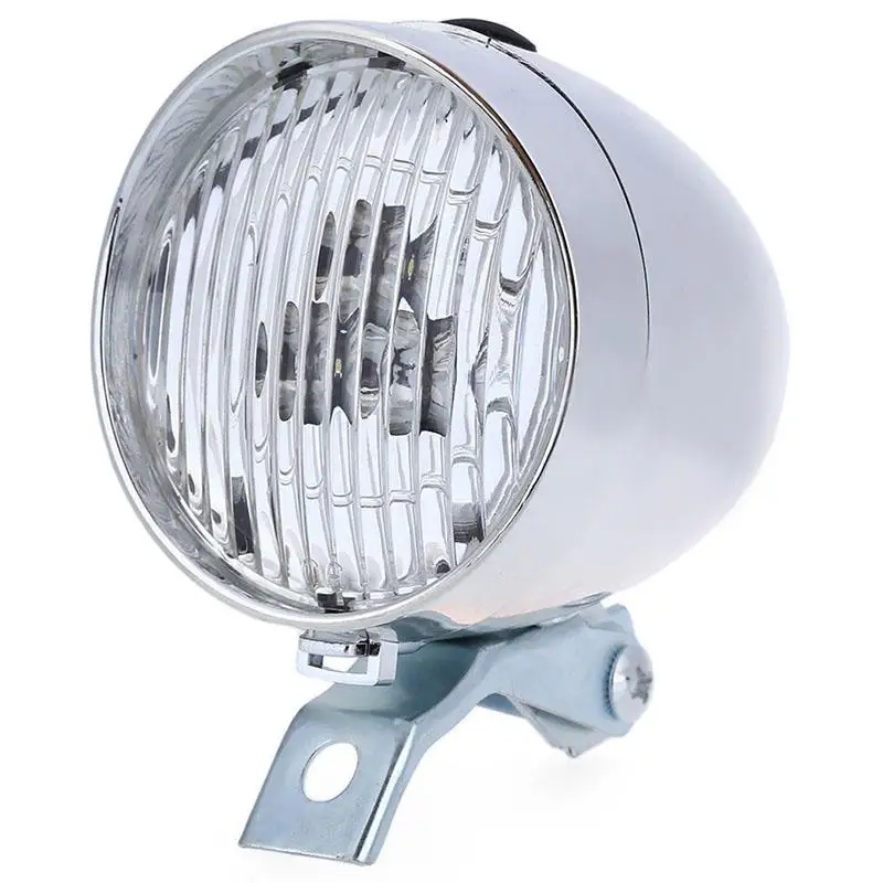 GloryStar Bicycle Front Lights 3 LED Vintage Headlamp Flashlight for Night Cycling | Спорт и развлечения