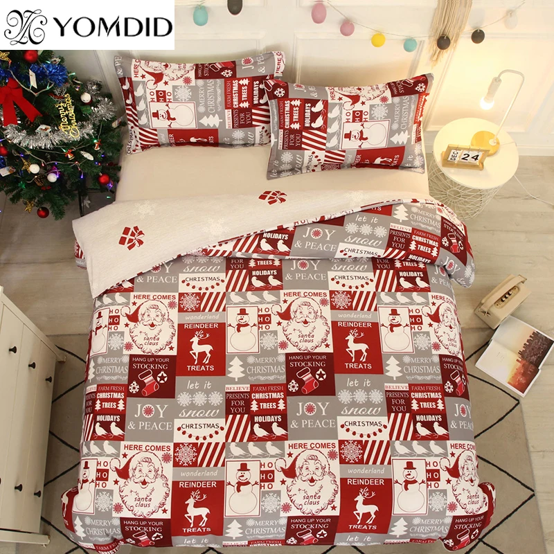 

Bohemia Bedding Set Christmas Girl Boy Kid Bed Cover with Pillowcases 3d Printing Duvet Cover Set Adult Child Bedroom Decor