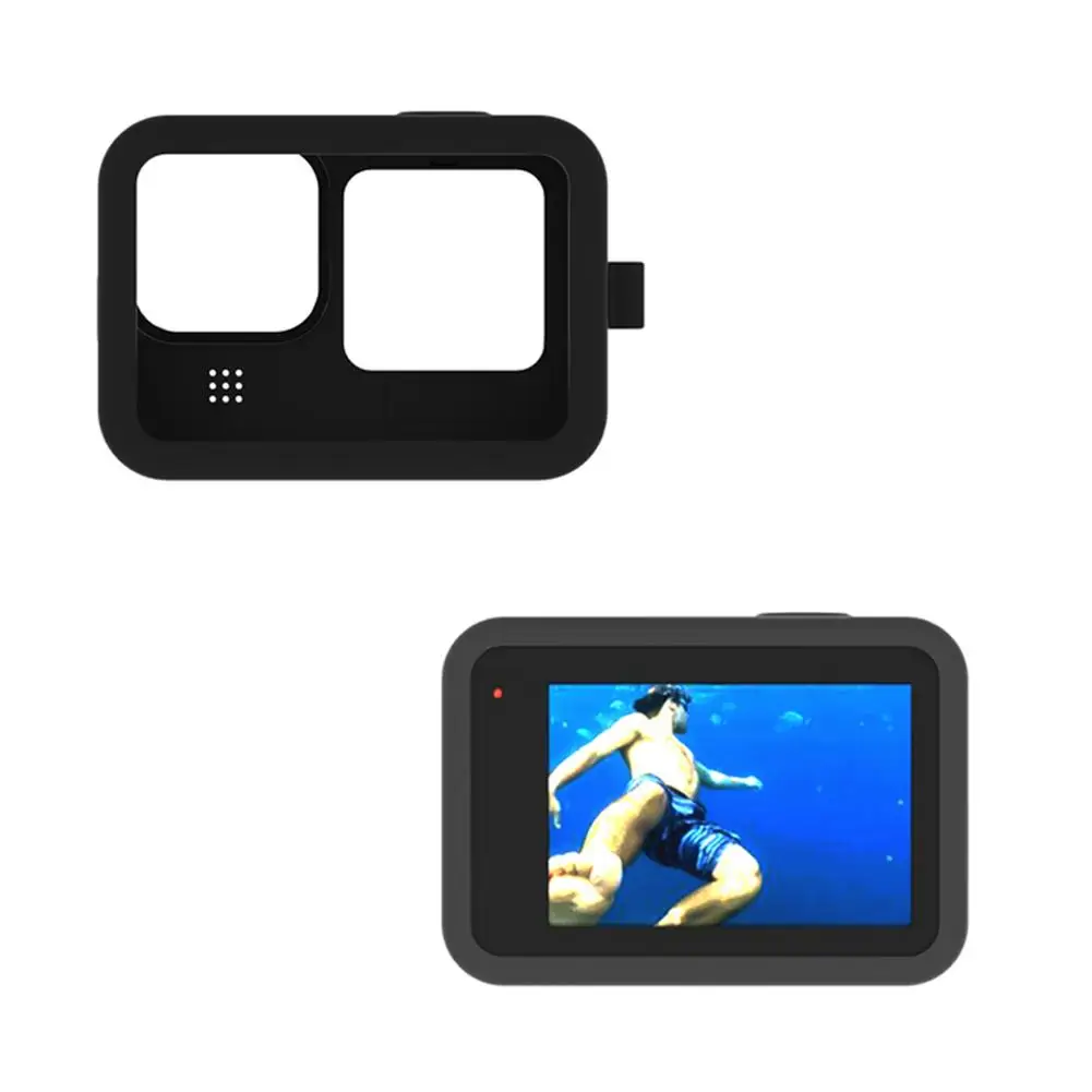 

High Quality Colorful Soft Silicone Rubber Frame Protective Case For GoPro Hero 9 Camera Accessories