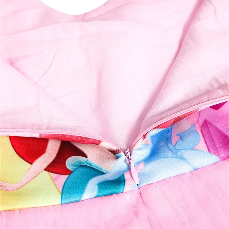 Teenster Vestidos костюм с цветочным принтом и бантом нарядная одежда для маленьких