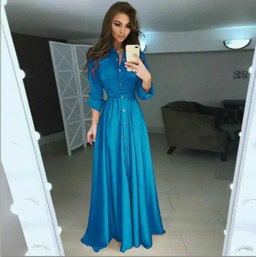 Осеннее офисное платье-рубашка новое женское богемное Цветочное платье с