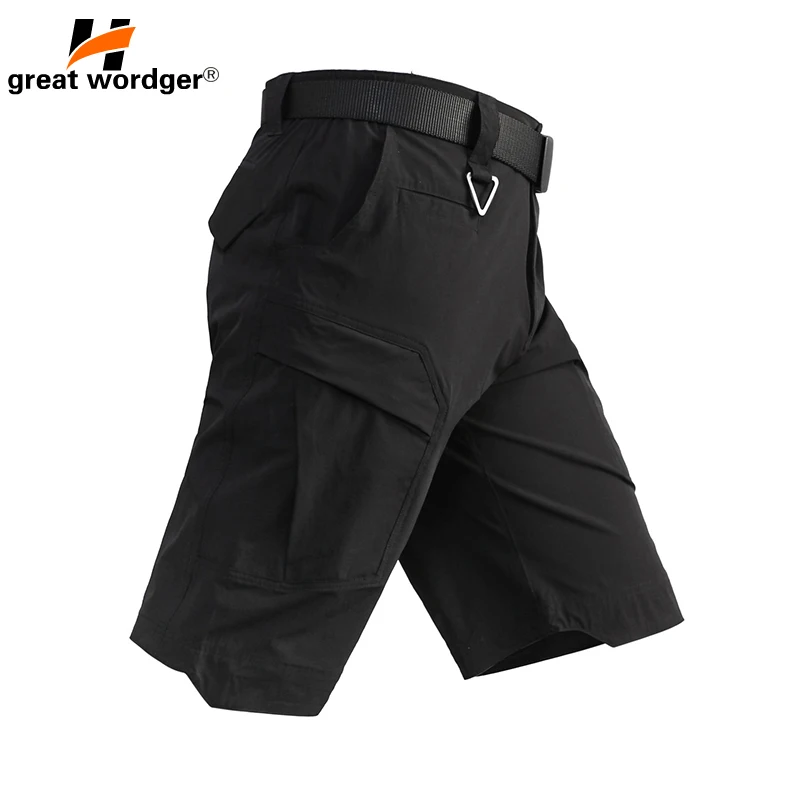 Летние армейские военные тактические шорты быстросохнущие дышащие карго
