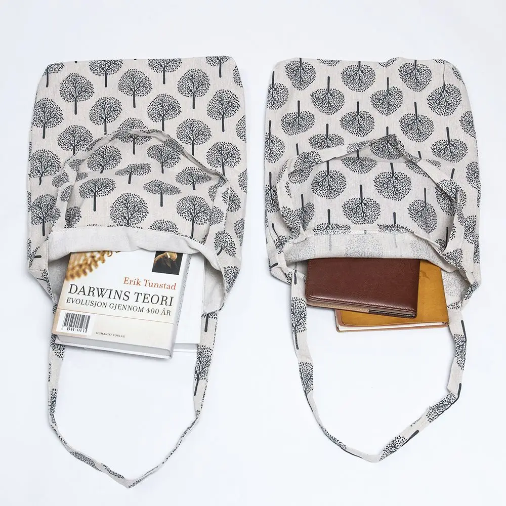 Хлопчатобумажная холщовая Цветочная сумка ручной работы школьный портфель для