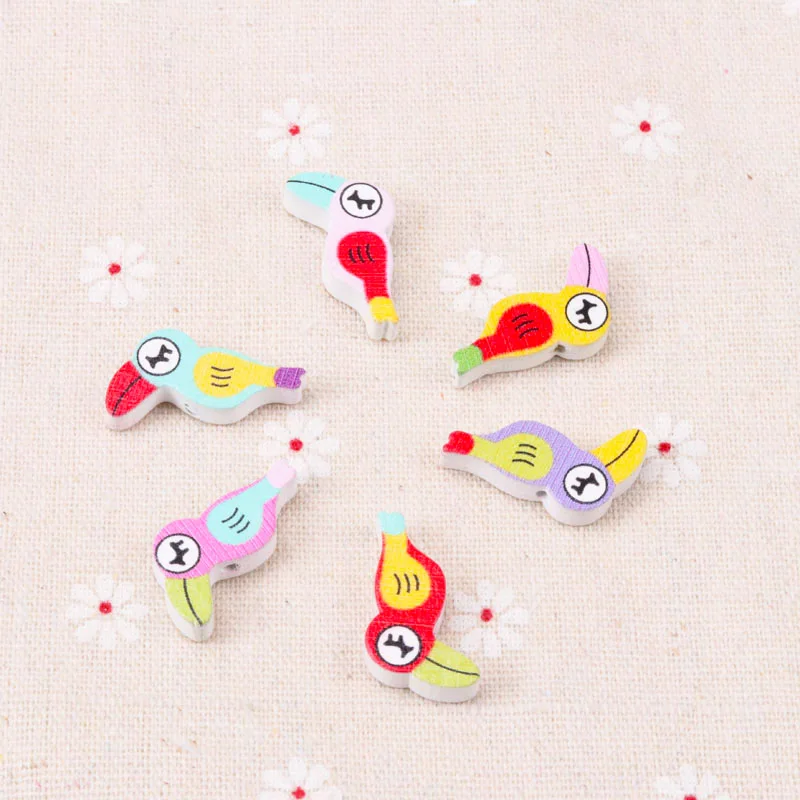 

Бусины из натурального дерева Mix Дельфин утка дятел разделитель бусины для самостоятельного изготовления ювелирных изделий 20 мм 20 шт KL258