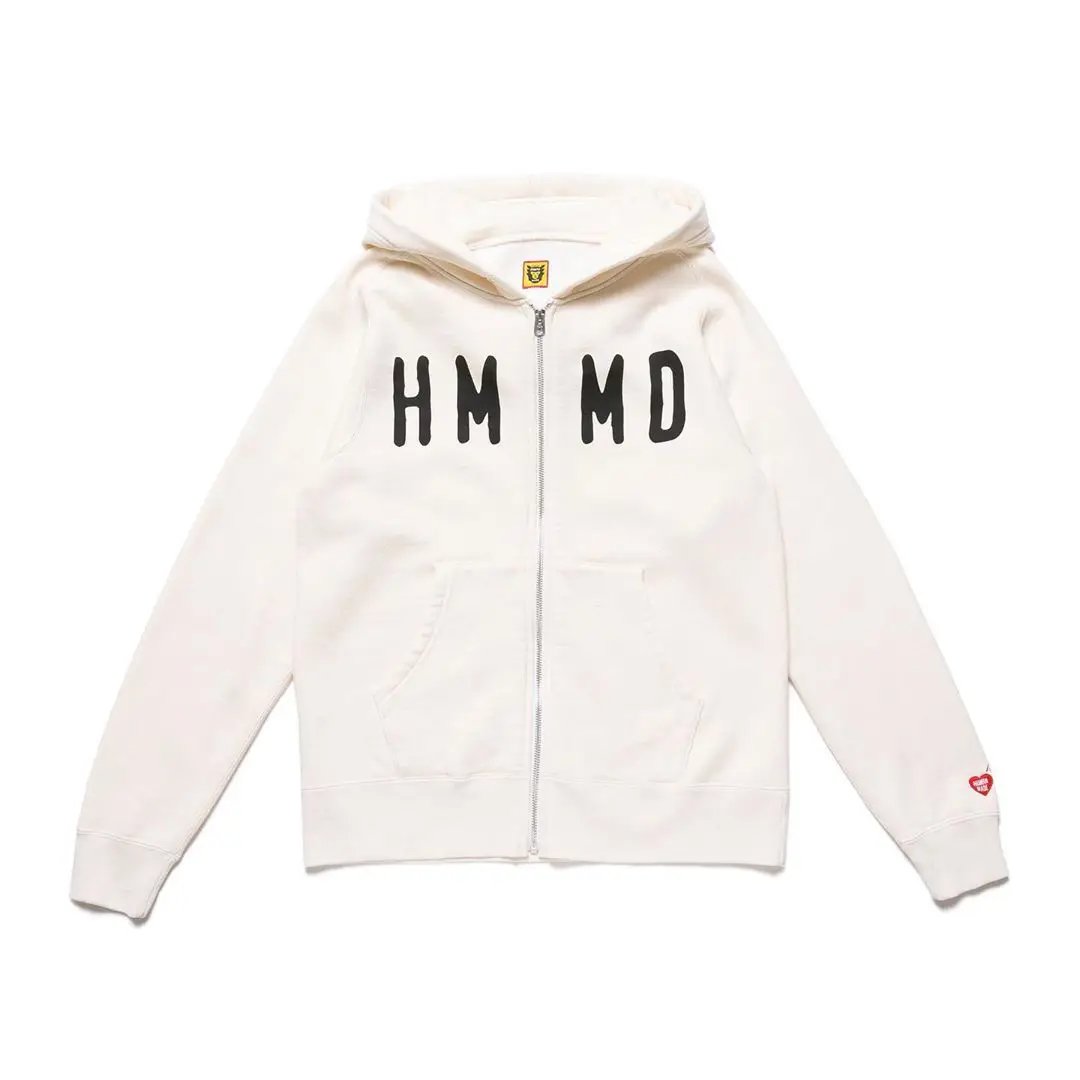 

HUMAN MADE Zip Up Hoodie Japanese Streetwear Mens Clothing