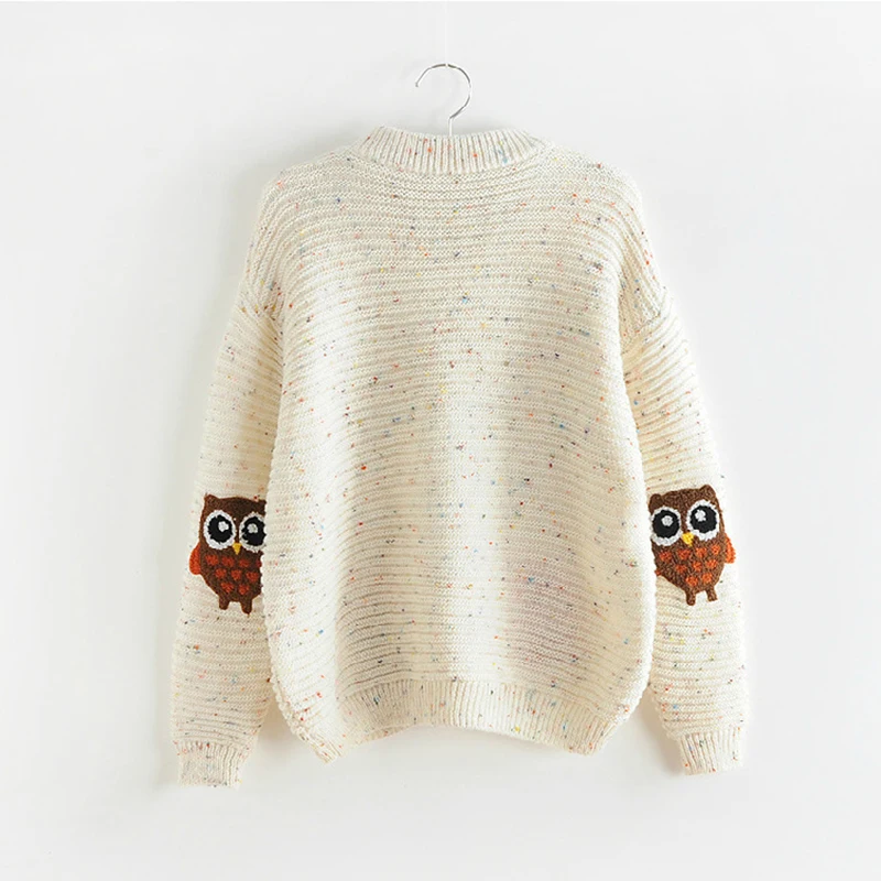 Новинка Модный женский трикотажный пуловер из разноцветного хлопка милый свитер