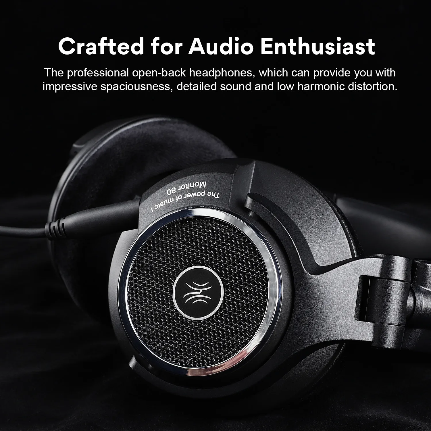 Najtaniej Oneodio Monitor 80 Bez Pleców Słuchawki Przewodowe Słuchawki Na Ucho 250Ω Audiophile Słuchawki Z Hi-res Audio Profesjonalne Studio Zestaw Słuchawkowy