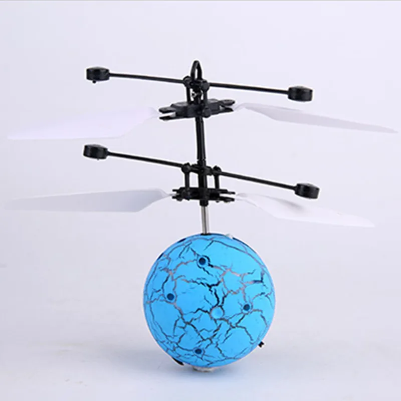 Мини Дрон RC вертолет летающий шар летающие игрушки шар сверкающий светодиодный Квадрокоптер, Дрон Летающий вертолет детские игрушки