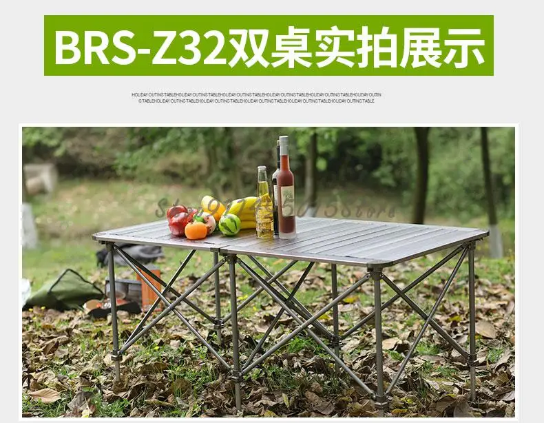 Складной стол и стул портативный из алюминиевого сплава для пикника пляжа