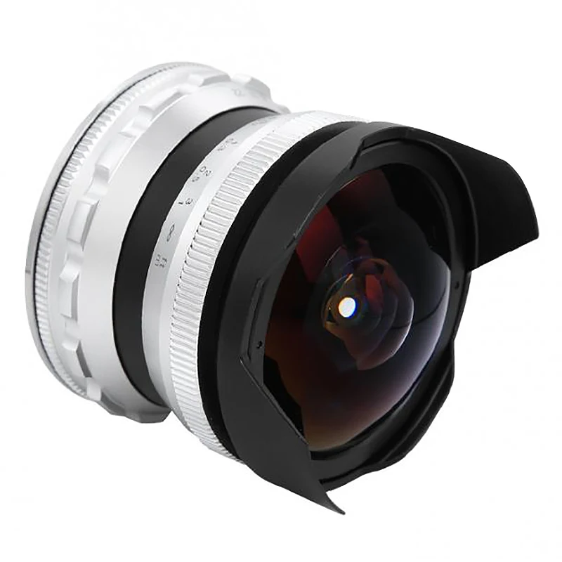7 5 мм F2.8 с постоянным фокусным расстоянием f объектив рыбий глаз подходит ручной