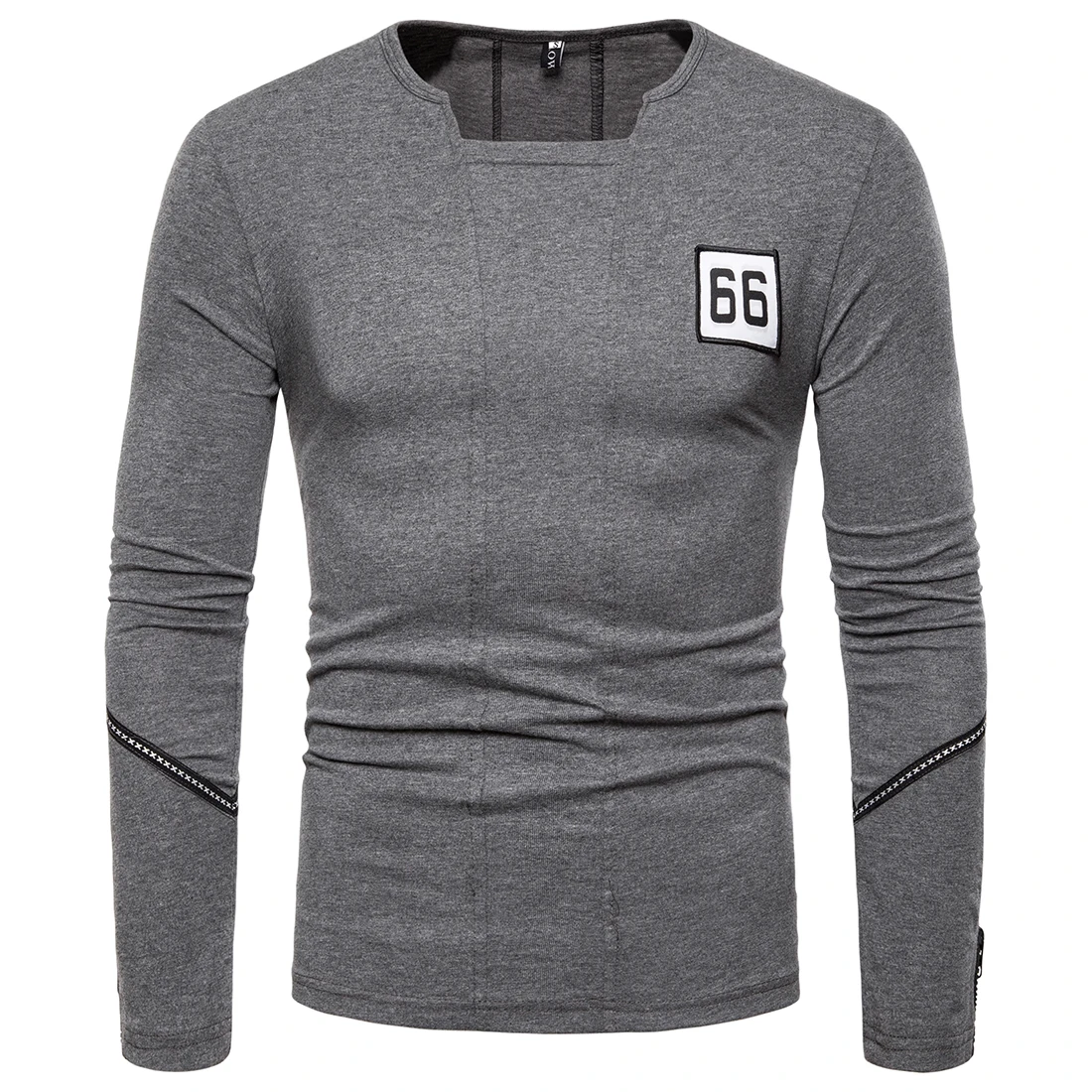 Новая футболка с длинными рукавами Европейский код 2019 британская Молодежная