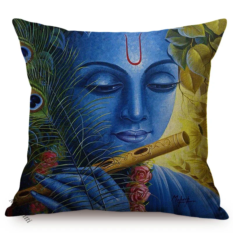 Наволочка на диванную подушку индуистский буддизм религиозное поклонение