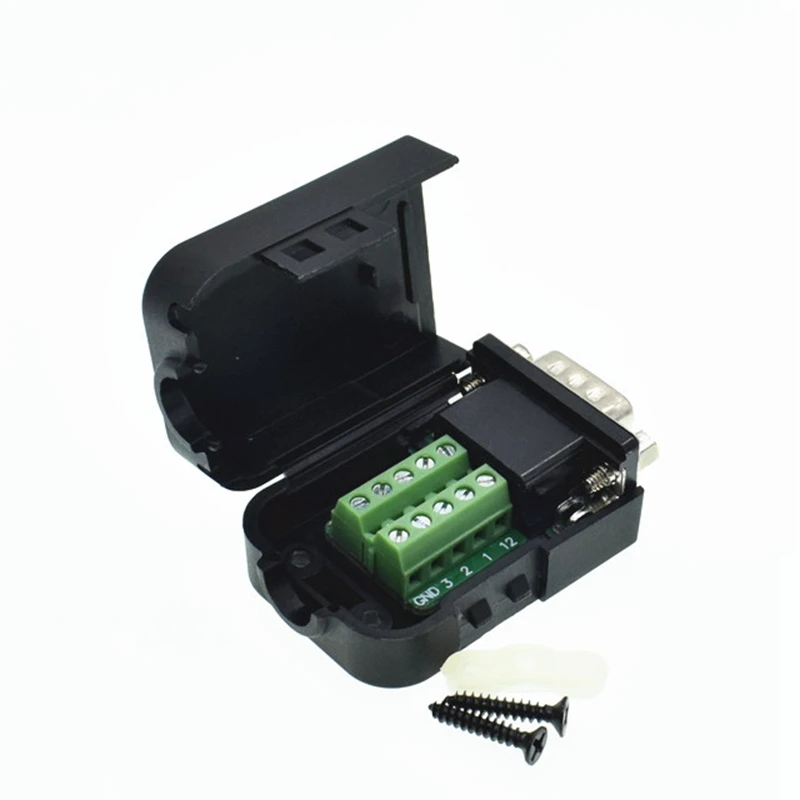 DB15 Мужская гайка адаптер коннектор стандартный разъем VGA с пластиковой крышкой 3 +