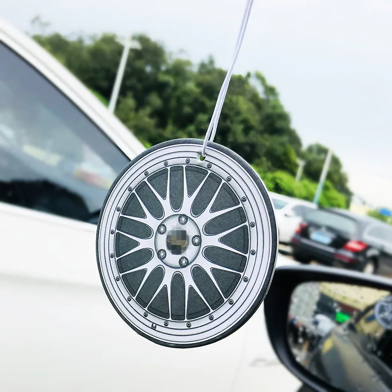 8 Black ice JDM СТИЛЬ автомобиля заднего вида Mirrow Pendent освежитель воздуха твердый бумажный поршневой тормозной диск Nos турбоколесо обод амортизатор - Название цвета: 8 Black ice