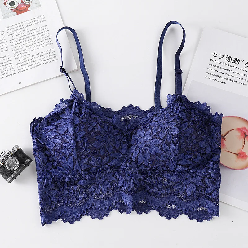 Женский кружевной бюстгальтер с чашками пуш-ап без косточек | Женская одежда