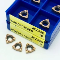 u shaped drill wcmx040208 acz330 wcmx040208fn carbide insert milling cutter cnc tool groove cutting wcmx 040208