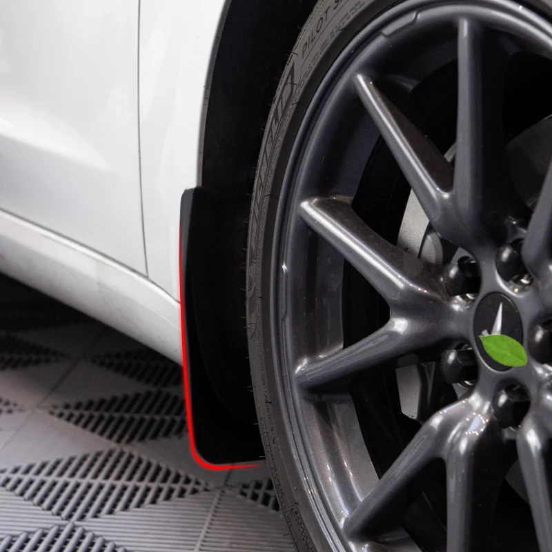 Heenvn 2021 Model3 выхлопной трубы из углеродного волокна для Tesla модель 3 Брызговики