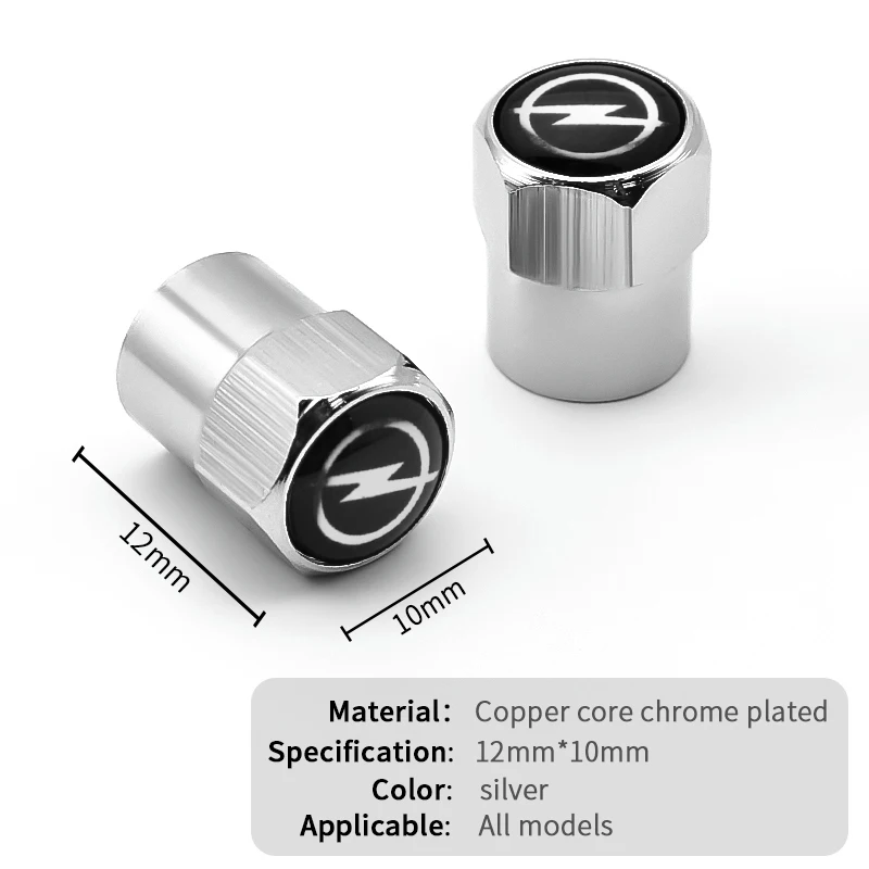 

Tire cover and valve core cover car trim for Opel- Corsa e Ampera Astra Insignia Combo Zafira Vivaro Adam Mokka