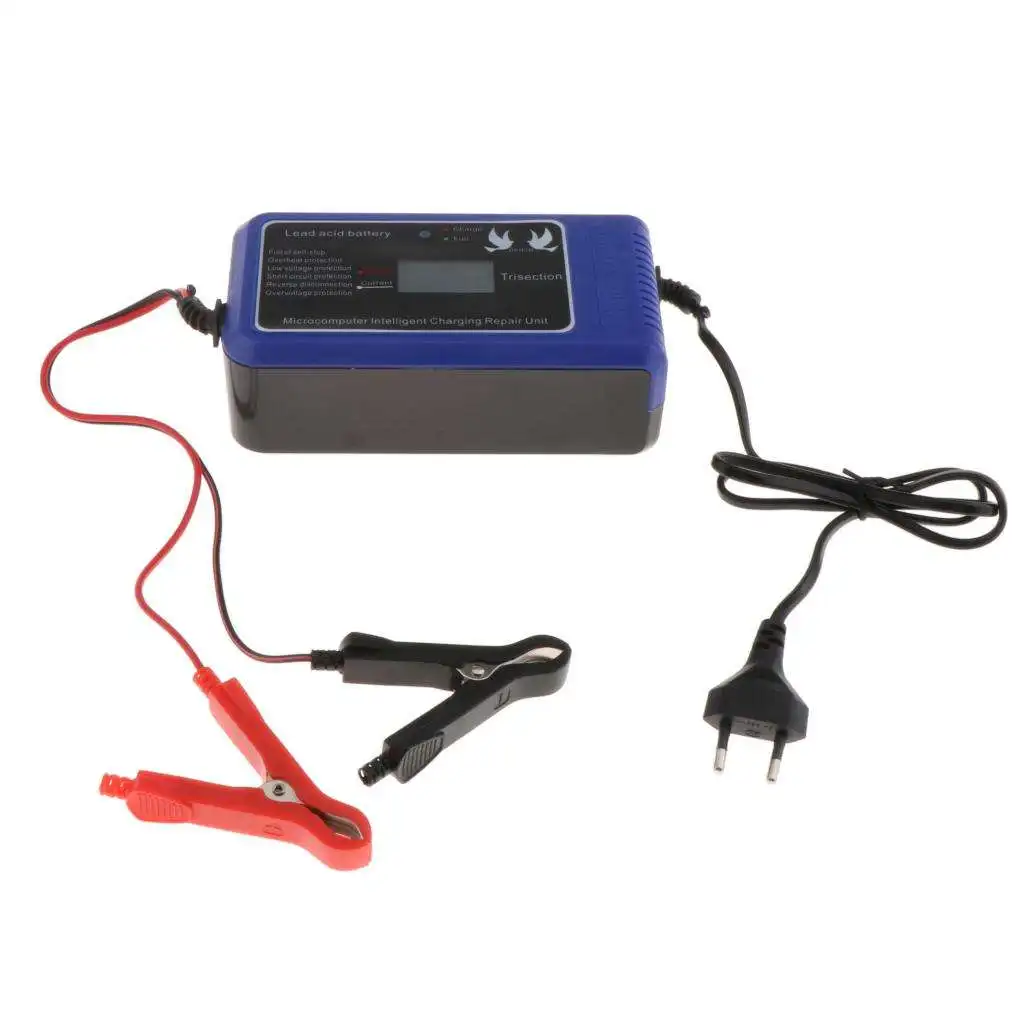 12V 10A Full Smart Car Motorcycle Battery Charger Recovery for Motorcycle
