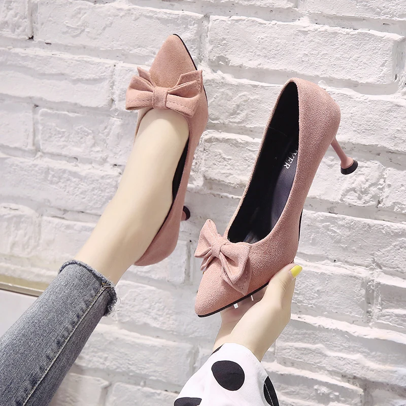 Marlisasa/милые женские туфли высокого качества на высоком каблуке без застежки с