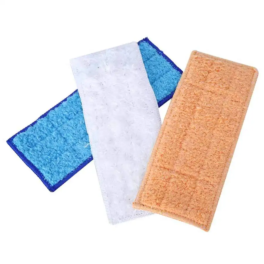 

3pcs Fiber Mopping Pads Washable Reusable Dry Wet Cleaning Cloth Fit for iRobot240 241 Vacuum Cleaner Parts Floor Cleaning Tool