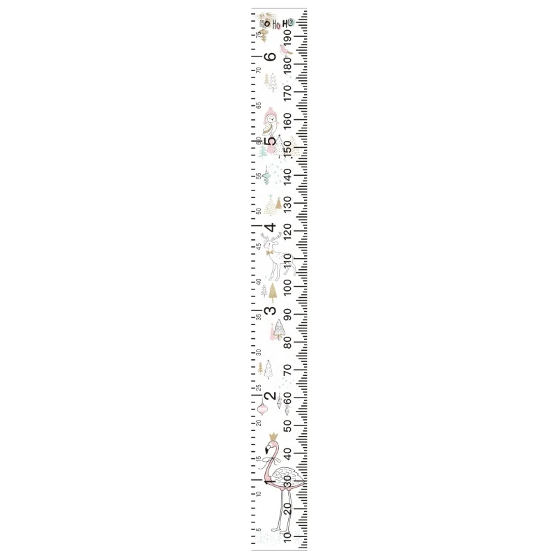 A3 Мультяшная печатная декоративная диаграмма роста, настенная измерительная линейка для детей, запись роста, холщовая линейка для детей - Цвет: A3