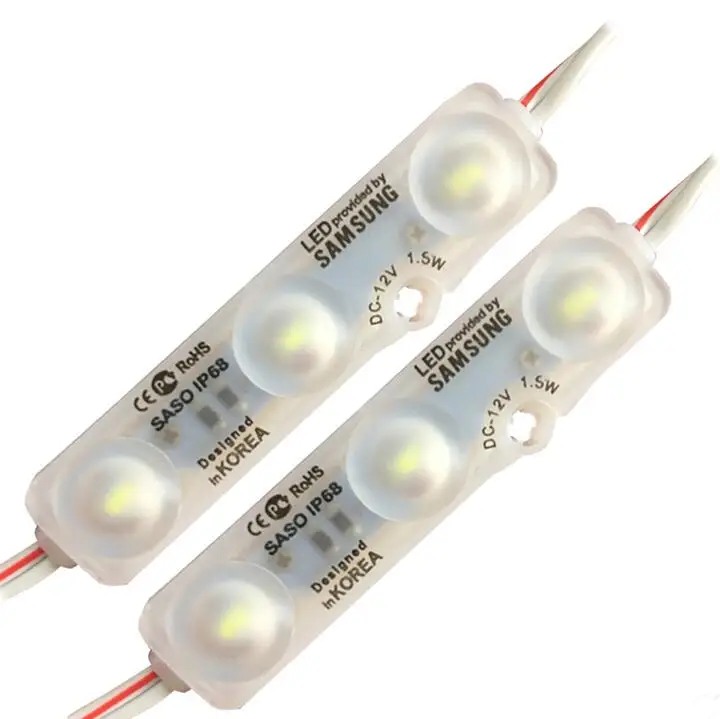 Светодиодный модуль освещения SMD 5730 3 LED s IP65 Водонепроницаемый белый теплый DC 12V