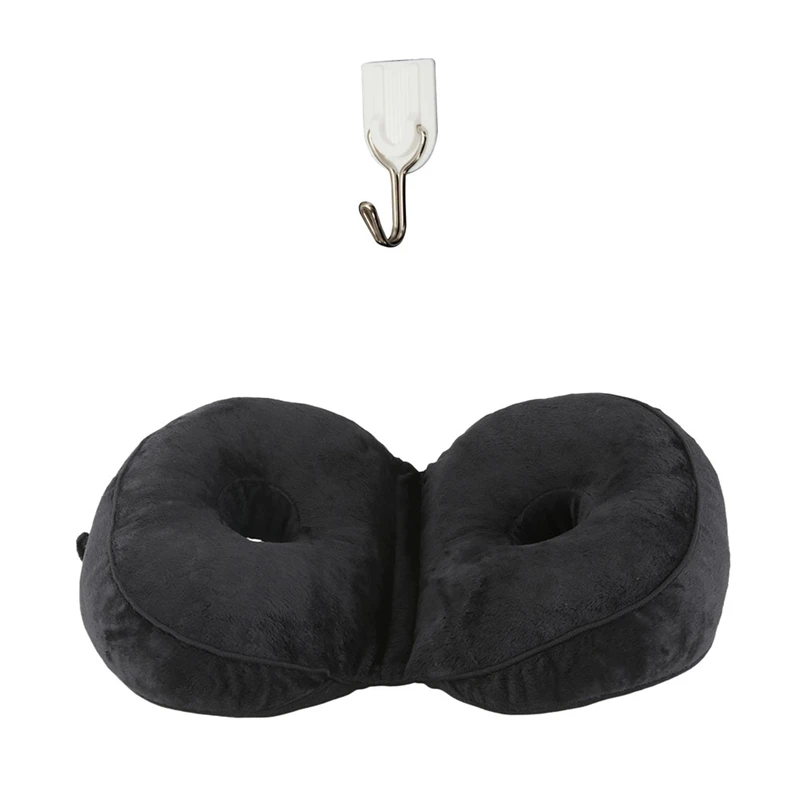 

6Pcs Wall Door Self-Adhesive Hook with Multifunctional Dual Comfort Seat Cushion Hip Lift Seat Cushion