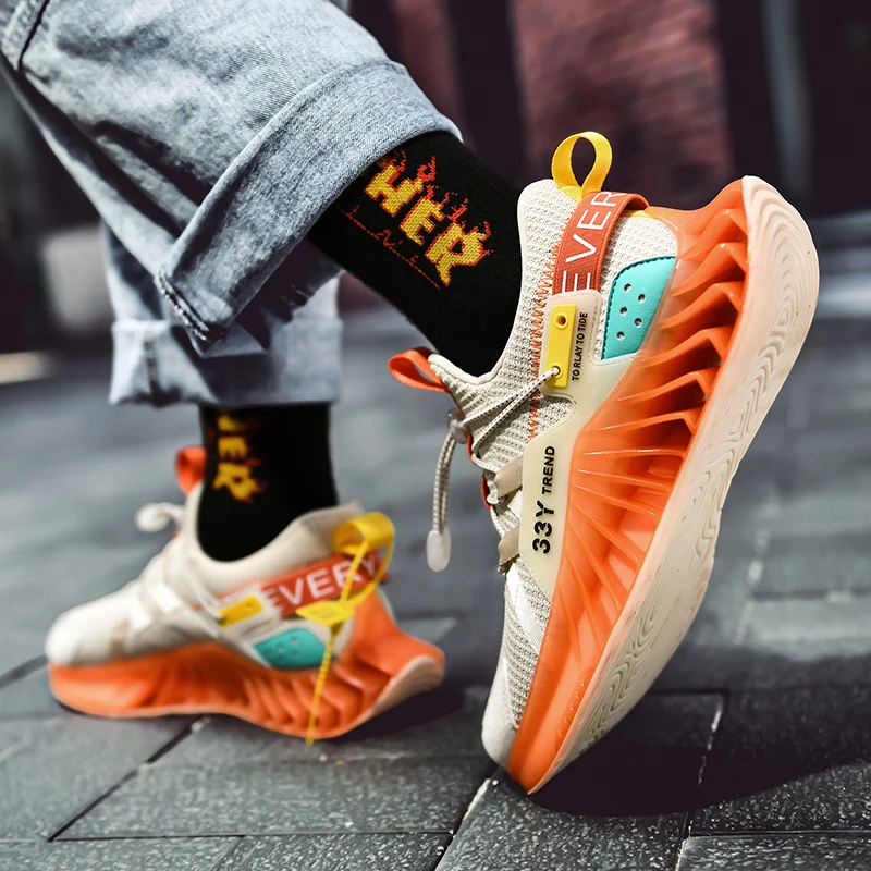 

Brand Designer Blade Men Sneakers Breathable Mens Shoes Training Men Sport Shoes Outdoor Male Running Shoes Tenis Masculino