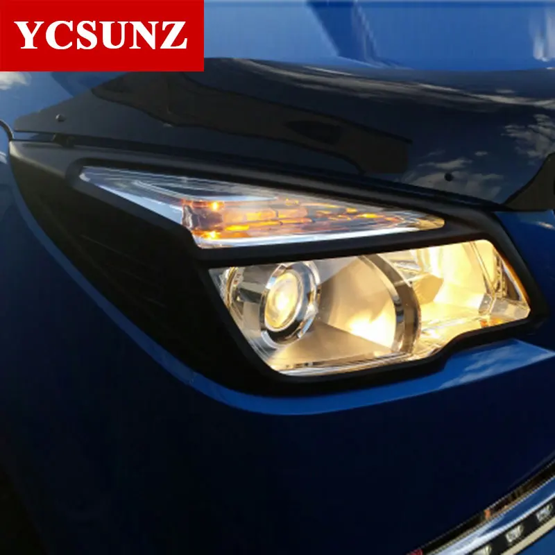 Хромированная крышка фар для Holden Chevy Колорадо Chevrolet 2012 2013 2014 2015|cover chrome|chevrolet